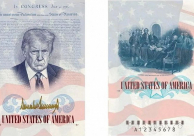 Зображення Трампа додадуть в американський паспорт