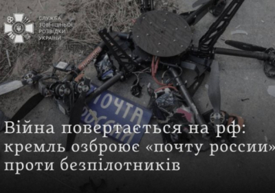 У рф працівників пошти планують забезпечити засобами протидії дронам – розвідка