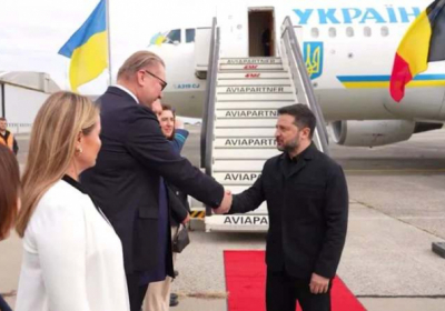 Зеленський прибув до Брюсселя на засідання Європейської ради