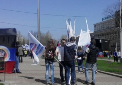 В оккупированном Донецке жителей сгоняют на 