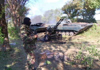 Бої під Волновахою: терористи розгромили блок-пост українських силовиків, - фото, відео