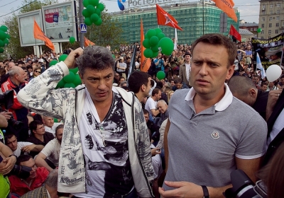 Борис Немцов и Алексей Навальный. Фото: flickr.com