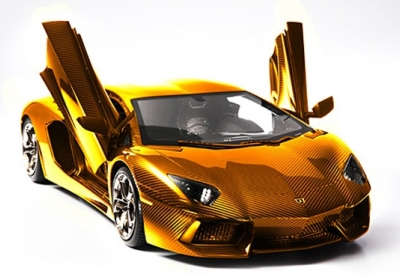 Найдорожчий автомобіль Lamborghini з чистого золота продають в ОАЕ