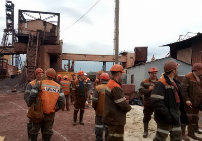 Страйк шахтарів у Кривому Розі: гірники однієї з шахт вийшли на поверхню