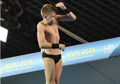 13-летний украинец стал самым молодым в истории чемпионом Европы в прыжках в воду