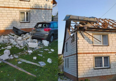 російський дрон пошкодив приватний будинок у Польщі