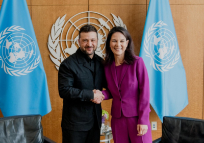 Зеленський зустрівся з головою 80-ї сесії Генасамблеї ООН