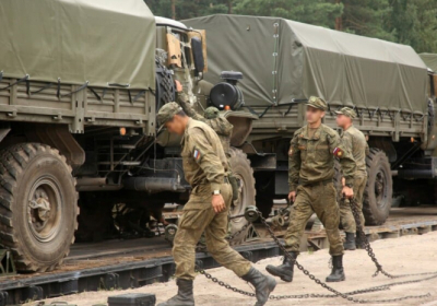 У білорусь прибув перший ешелон російських військових для навчань 