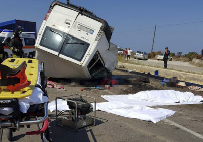 В Италии перевернулся автобус: 11 погибших