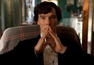 кадр з серіалу "Шерлок"