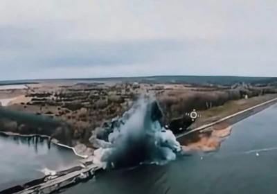 Окупанти скинули шість авіабомб на одне з найбільших водосховищ Харківської області