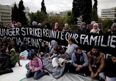 В Греции беженцы протестуют против задержек в воссоединении с родственниками в Германии