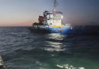 Українські ВМС урятували моряків турецького судна, яке загорілося після удару російського дрона