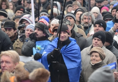 Антимайдан приостанавливает митинг, чтобы киевляне имели где праздновать Новый год