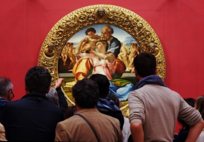 "Мадонна Доні" в галереї Уффіці, Італія Фото: Petar Milošević / Wikimedia Commons