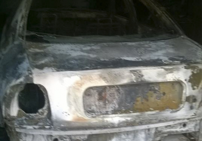 На Сумщині депутатці спалили авто