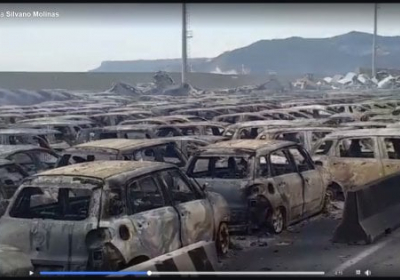 В Италии из-за непогоды сгорели сотни автомобилей Maserati