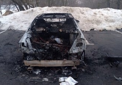 У Рівненські області екс-затю Ющенка спалили авто через Майдан
