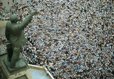 Митинг Народного фронта Азербайджана в Баку, 1989 год. Фото РИА Новости, Д. Калинин