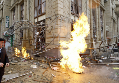 У центрі Баку стався потужний вибух у житловому будинку