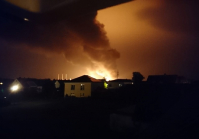 У Баварії після вибуху горить нафтопереробний завод, 8 постраждалих
