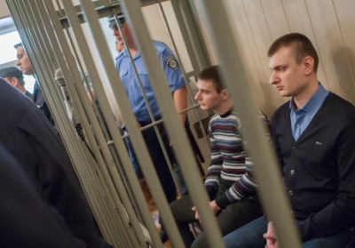 Аброськін та Зінченко в залі суду. Фото: tyzhden.ua
