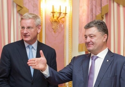 Карл Більдт, Петро Порошенко. Фото: www.facebook.com/president.gov.ua