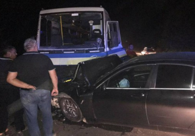 На Одещині п'яний водій BMW врізався у маршрутку: постраждали 7 пасажирів, - ФОТО