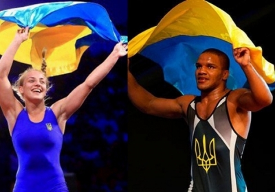 Украинцев Оксану Гергель и Жана Беленюка признали лучшими борцами в мире