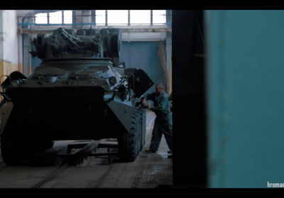 Київський бронетанковий завод показав свою військову техніку