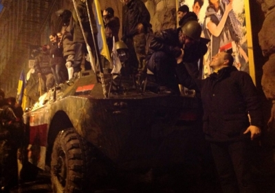 На захисті Майдану є свій БТР