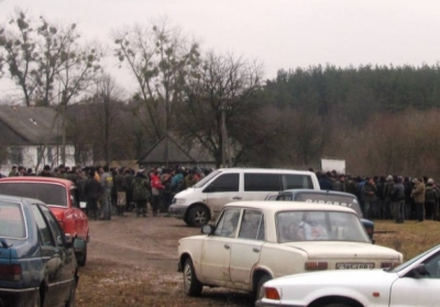 Драка из-за янтаря в Олевском районе в Житомирской области. Фото: zhitomir.info