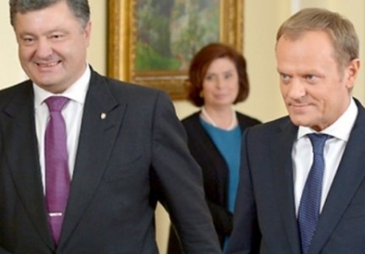 Порошенко обсудил с Туском возможность увеличения макрофинансовой помощи ЕС для Украины 