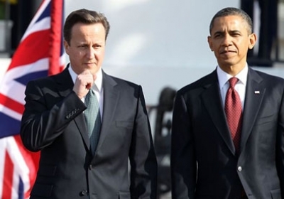 Обама и Кэмерон обсудили возможные пути решения конфликта на Донбассе