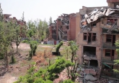 Руины Широкино: поселок, уничтожен террористами