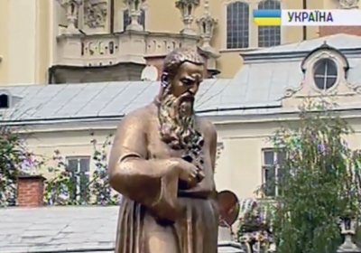 Открытие памятника Шептицкому во Львове, - трансляция