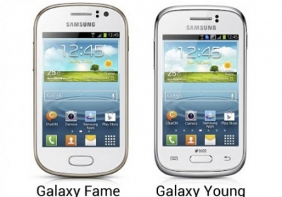 Samsung анонсувала вихід нових смартфонів Galaxy Fame та Young