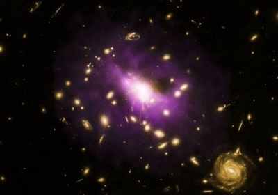 Телескоп NASA показал сверхмассивное скопление галактик