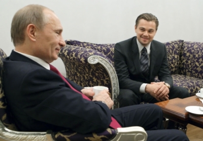 Владимир Путин и Леонардо Ди Каприо. Фото: Алексей Дружинин / РИА Новости