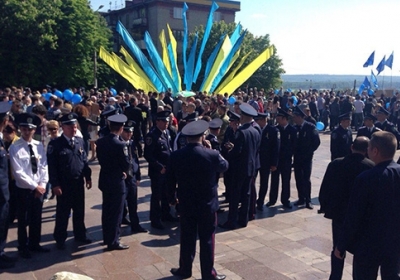 В Днепропетровске полиция задержала семерых участников массовых акций