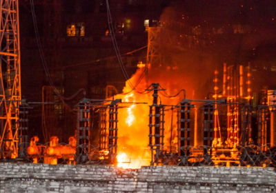 На Приднепровской ТЭС произошел пожар