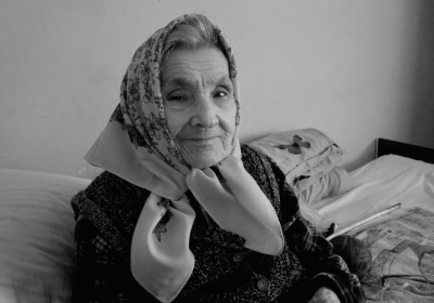 Текля Йосипівна Чоп була вислана на примусові роботи до Німеччини у 1942 році. Фото автора.