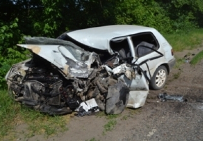 На Одещині сталася потрійна ДТП: загинув водій, 9 осіб поранені, - відео