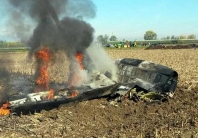 В Італії вибухнув військовий літак: двоє загиблих