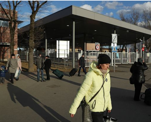На кордоні Естонії збільшилось число українських біженців