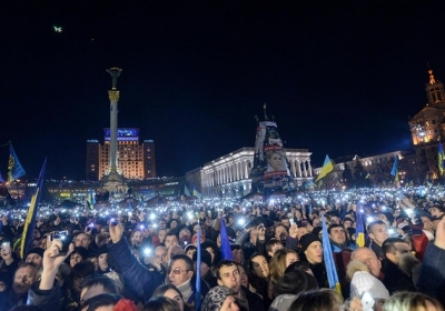 Евромайдан в новогоднюю ночь хочет ворваться в Книгу рекордов Гиннеса