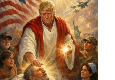 Фото Трампа в образі Ісуса викликало хвилю критики