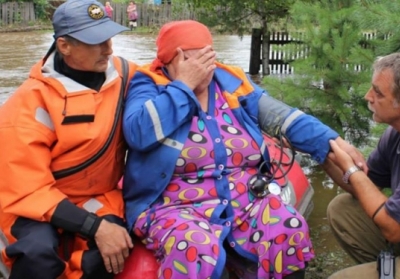 Амур лютує: через розлив ріки на Далекому Сході Росії евакуювали понад тисячу людей 