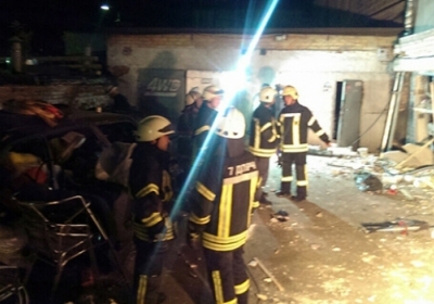 В Киеве вследствие взрыва мужчина получил тяжелые травмы