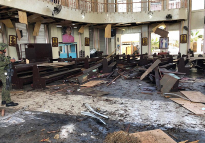 Через вибухи біля католицької церкви на Філіппінах 27 людей загинули, понад 70 постраждали